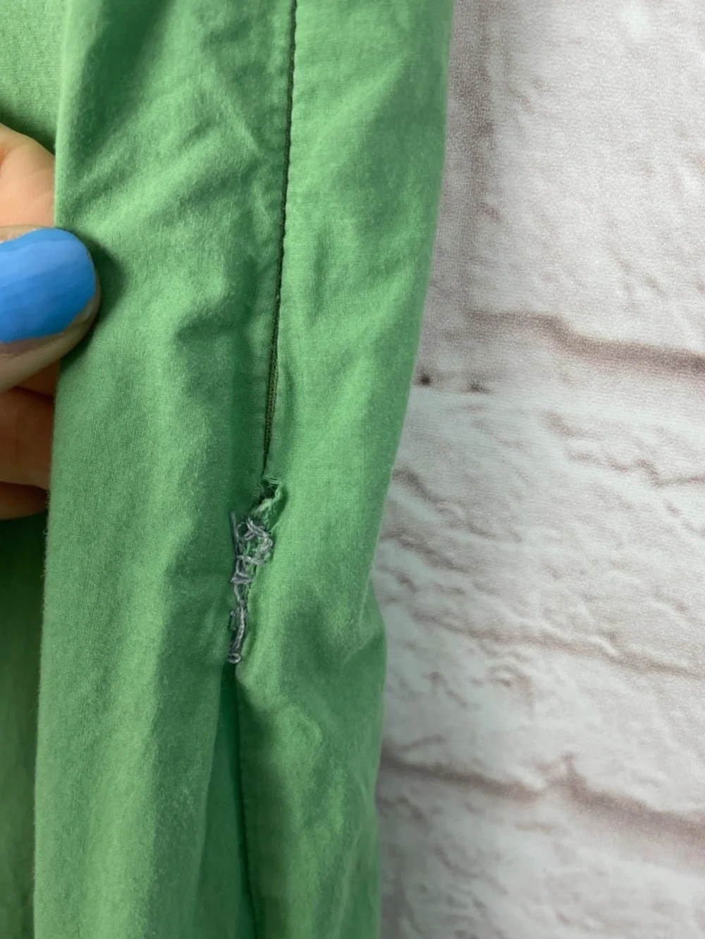FARM Rio Full Floral Green Maxi Skirt Size S Flawed* - Picture 4 of 10